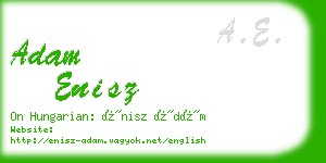 adam enisz business card
